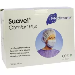 MUNDSCHUTZ OP-Veido kaukė kaklaraiščiams mėlyna, 50 vnt