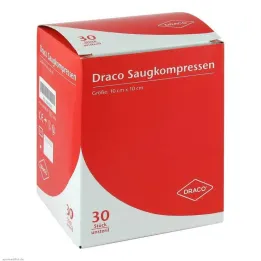 Siurbimo kompresai nesterilūs 10x1, 30 vnt
