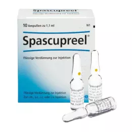 SPASCUPREEL Ampulės, 10 vnt