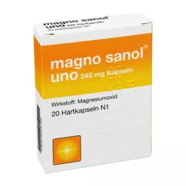 MAGNO SANOL uno 245 mg kapsulės, 20 vnt
