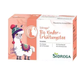 SIDROGA Ekologiški vaikiški šaltos arbatos filtravimo maišeliai, 20X1,5 g
