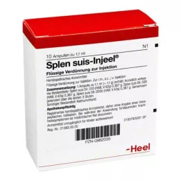 SPLEN suis Injeel ampulės, 10 vnt