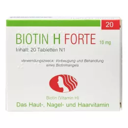 BIOTIN H forte tabletės, 20 vnt