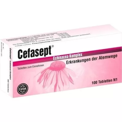 CEFASEPT Ežiuolės komplekso tabletės, 100 vnt