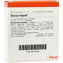 STICTA INJEEL Ampulės, 10 vnt