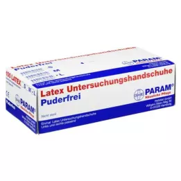 HANDSCHUHE Vienkartinis lateksas be pudros L, 100 vnt