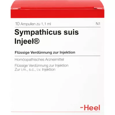 SYMPATHICUS SUIS Injeel ampulės, 10 vnt SYMPATHICUS SUIS Injeel ampulės, 10 vnt