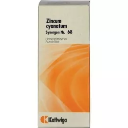 SYNERGON KOMPLEX 68 Zincum cyanatum lašai, 20 ml