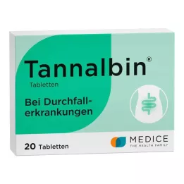 TANNALBIN Tabletės, 20 vnt