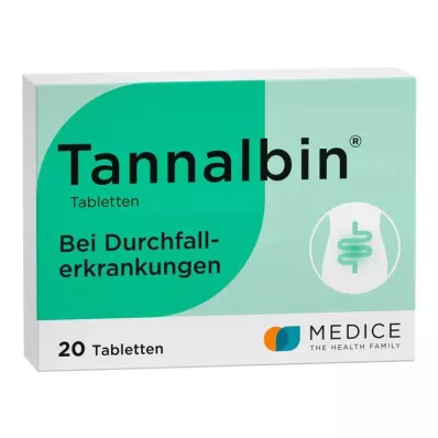 TANNALBIN Tabletės, 20 vnt TANNALBIN Tabletės, 20 vnt
