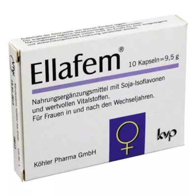 ELLAFEM Kapsulės, 10 vnt ELLAFEM Kapsulės, 10 vnt