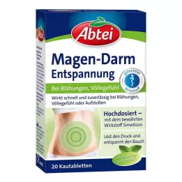ABTEI Virškinimo trakto atpalaidavimo tabletės, 20 vnt