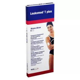 LEUKOMED transp.plus sterilūs pleistrai 10x30 cm, 5 vnt