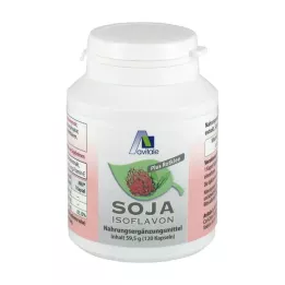 SOJA ISOFLAVON Kapsulės 60 mg+E, 120 vnt