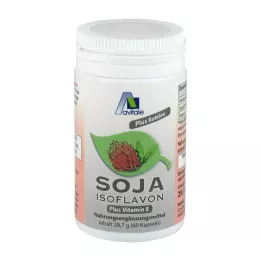SOJA ISOFLAVON Kapsulės 60 mg+E, 60 vnt
