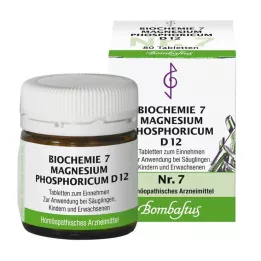 BIOCHEMIE 7 Magnesium phosphoricum D 12 tabletės, 80 vnt