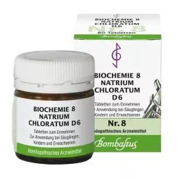 BIOCHEMIE 8 Natrium chloratum D 6 tabletės, 80 vnt
