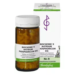 BIOCHEMIE 9 Natrum phosphoricum D 6 tabletės, 200 vnt