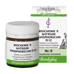 BIOCHEMIE 9 Natrium phosphoricum D 12 tablečių, 80 vnt