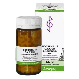 BIOCHEMIE 12 Calcium sulfuricum D 6 tablečių, 200 vnt