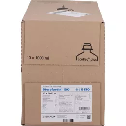 STEROFUNDIN ISO Ecoflac Plus infuzinis tirpalas, 10X1000 ml