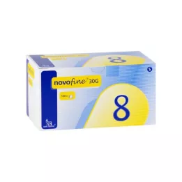 NOVOFINE 8 kaniulės 0,30x8 mm, 100 vnt
