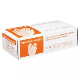 HANDSCHUHE Lateksas be miltelių S dydis, 100 vnt
