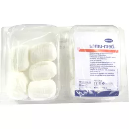 SAMU MED Medvilniniai tamponai sterilūs 30 mm, 20 g
