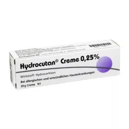 HYDROCUTAN Grietinėlė 0,25%, 20 g