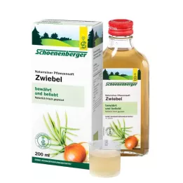 ZWIEBELSAFT natūralus Schoenenberger, 200 ml