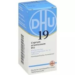 BIOCHEMIE DHU 19 Cuprum arsenicosum D 12 tablečių, 80 vnt