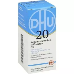 BIOCHEMIE DHU 20 kalio alūno.siera.D 12 tablečių, 80 vnt