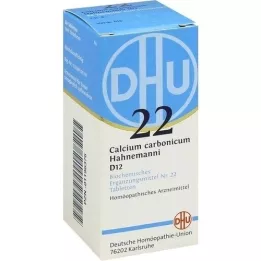 BIOCHEMIE DHU 22 Calcium carbonicum D 12 tabletės, 80 vnt