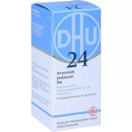 BIOCHEMIE DHU 24 Arsenum jodatum D 6 tabletės, 80 vnt