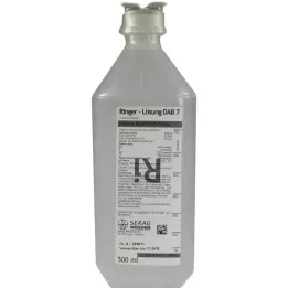 RINGER LÖSUNG DAB 7 Plastikas, 500 ml