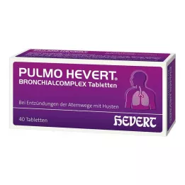 PULMO HEVERT Bronchialcomplex tabletės, 40 vnt