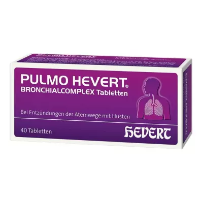PULMO HEVERT Bronchialcomplex tabletės, 40 vnt