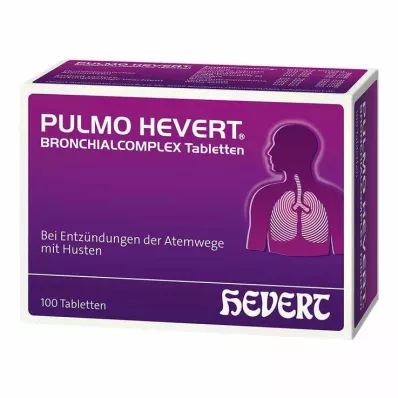 PULMO HEVERT Bronchialcomplex tabletės, 100 vnt