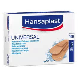 HANSAPLAST Universal Strips waterres.19x72 mm, 100 vnt