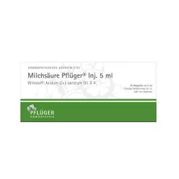 MILCHSÄURE Pflüger injekcinis tirpalas 5 ml, 50 vnt