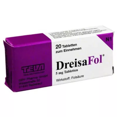 DREISAFOL Tabletės, 20 vnt DREISAFOL Tabletės, 20 vnt