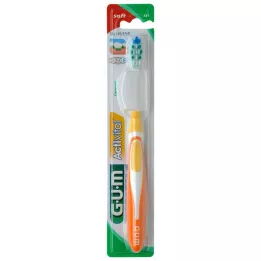 GUM ActiVital dantų šepetėlis kompaktiškas minkštas, 1 vnt