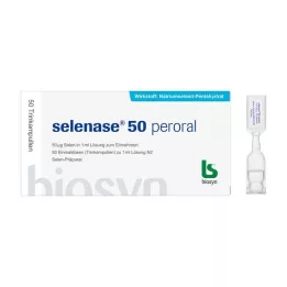 SELENASE 50 geriamojo tirpalo, 50X1 ml