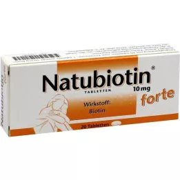 NATUBIOTIN 10 mg forte tabletės, 20 vnt