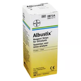 ALBUSTIX Bandymo juostelės, 50 vnt