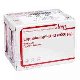 LOPHAKOMP B12 3 000 μg injekcinis tirpalas, 20X2 ml