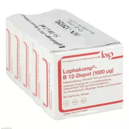 LOPHAKOMP B 12 Depot 1000 μg injekcinis tirpalas, 50X2 ml