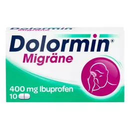 DOLORMIN Migrenos plėvele dengtos tabletės, 10 vnt