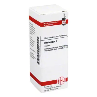 PHYTOLACCA Motinos tinktūra, 20 ml PHYTOLACCA Motinos tinktūra, 20 ml