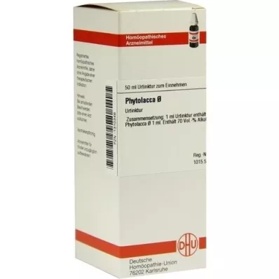 PHYTOLACCA Motinos tinktūra, 50 ml
